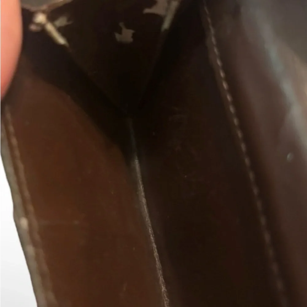 LOUIS VUITTON Moka Epi Leather Elastic Compact Wallet MI0071 beautiful